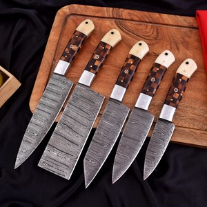 Latest Cooking <b>Knife</b> <b>Set</b> Durable Damascus Steel Blades High Quality Kitchen Tasks Chef <b>Knife</b> <b>Set</b> Available At Wholesale Rate - Product Image 1