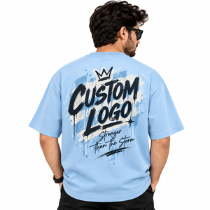 เสื้อยืดผู้ชายสีดำ ผ้าฝ้าย 100% แขนสั้น คอกลม ทรงปกติ ผ้าเจอร์ซีย์ถัก ระบายอากาศได้ดี เป็นมิตรกับสิ่งแวดล้อม - Product Image 3