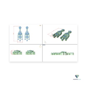 2.01 CT Rose <b>Gold</b> Pear Shape Lab Grown Diamond Chandelier <b>Earrings</b> in 18K Solid <b>Gold</b>, Elegant <b>Dangle</b> Drop <b>Earrings</b> for Women - Product Image 4