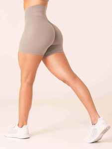 Shorts Deportivos de Cintura Alta Sin Costuras, Tejidos en Spandex y Nailon, Transpirables, para Entrenamiento, Personalizados, con Efecto Push-Up, para Deportes y Ciudad - Product Image 3