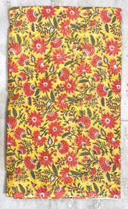 Tela de algodón elegante con estampado en bloque, ecológica, reutilizable, con estampado floral personalizado, tela estampada a mano, proveedor de pedidos al por mayor. - Product Image 2
