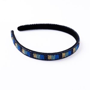Designer Seed Beads <b>Beaded</b> Embroidery <b>Headband</b> Fashion Women Hairband Fashion Seed Beads <b>Headband</b> Handmade Boho Hairband - Product Image 6