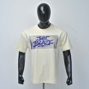เสื้อยืดคอกลมแขนสั้นผ้าฝ้ายพิมพ์ลาย Just Blaze ทรงปกติ สไตล์ลำลอง ขายส่ง เสื้อยืดผ้าฝ้ายแฟชั่นลำลองแบบใหม่ - Product Image 1
