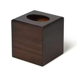 Caja de pañuelos portátil de madera, moderna y cuadrada, para mesa de comedor, a precio económico. - Product Image 5