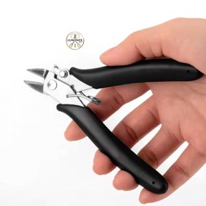 4.6 inch Carbon Steel Micro Cutter Flush Wire Cutters with Lock Flush Diagonal <b>Cutting</b> Pliers Cut Jewelers <b>Tools</b> for Electronic - Product Image 2