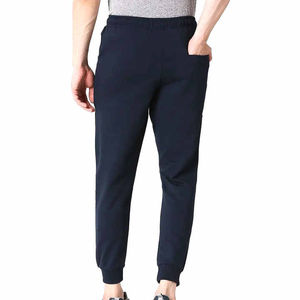 Pantalon de survêtement pour homme en toile 100% coton de haute qualité, logo personnalisé, couleur unie, coupe ample, style streetwear décontracté, taille élastique - Product Image 2