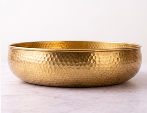 Moderno Tazón de Metal de Aluminio Martillado Personalizado para Navidad y Bodas, Bandeja para Potpourri, Decoración del Hogar, Artículo para Regalo - Product Image 2