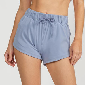 Shorts en jean extensible mi-long pour femme, respirants, séchage rapide, sportswear d'été, sexy, randonnée, grandes tailles, avec logo - Product Image 1