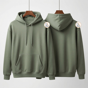 Sudaderas con Capucha de Diseño Nuevo, Color Sólido, Casuales, Transpirables, de Forro Polar, Corte Regular, para Invierno, Cómodas, de Secado Rápido para Hombre - Product Image 3