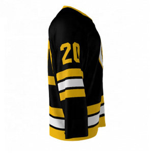 Camiseta de hockey sobre hielo profesional personalizada, uniforme de entrenamiento con su nombre y número impresos, para jóvenes y adultos, gran venta. - Product Image 4