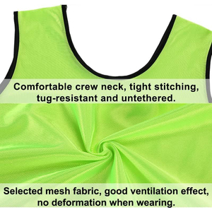 2026 Sets of 12 Soccer <b>Training</b> <b>Bibs</b> Numbered/Blank Scrimmage Vests Soccer <b>Bibs</b> Competition Warm Up by Macone Sports - Product Image 4