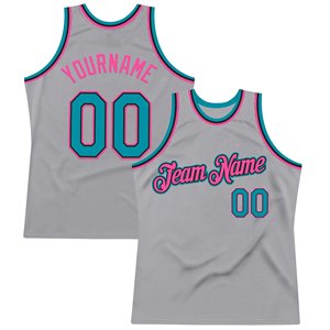 Camiseta de Baloncesto Sublimada Personalizada, con Malla, Gris con Detalles Azules, Nombre del Equipo y Número, Unisex, para Adultos, Transpirable, sin Mangas - Product Image 6