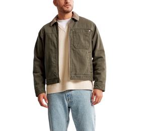 Fabricante personalizado Vintage Denim chaquetas de trabajo invierno carpintero lona camionero moda Streetwear chaqueta para hombre - Product Image 5