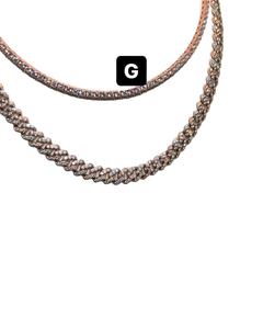 Cadena de Oro Estilo Hip Hop con Diamantes de Imitación y Moissanita, Tipo Cubana, para Compromiso, Boda, Certificación IGI, Venta al Por Mayor - Product Image 4