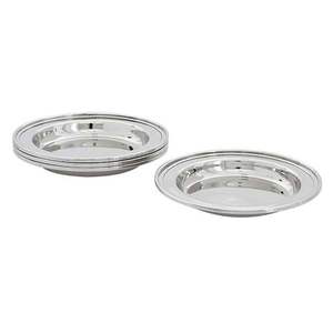 Wholesale Custom Classic Eco-Friendly 5mm Stainless Steel <b>Coaster</b> <b>Set</b> with Logo for Export and OEM Orders - Product Image 4