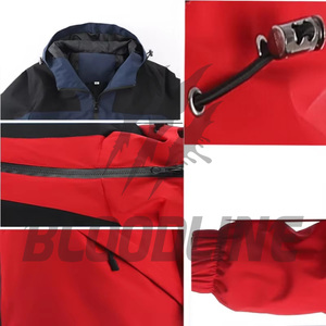 Veste softshell coupe-vent noire à manches longues pour homme, vêtements de moto d'hiver, course moto tout-terrain - Product Image 5