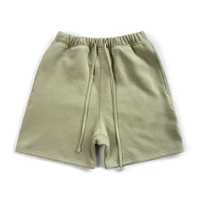 Shorts pour hommes de haute qualité, écologiques, respirants, à séchage rapide, unis, avec poches, cordon de serrage, taille élastique, couleur personnalisée, marque OEM