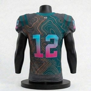 Jersey de Fútbol Americano de Diseño, Cosido con la Mejor Calidad, de Secado Rápido, Manga Corta, Talla Grande, Nuevo, Ligero y Cómodo - Product Image 2