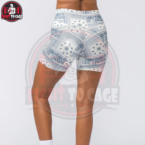 High-Stretch Fabric Lightweight Printed Seamless Yoga Shorts for Women Good Supplier Custom Gym Sport Fitness Workout Shorts - Product Image 4