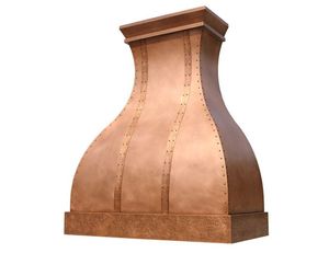 Hotte de cuisine en cuivre sur mesure, fabriquée avec des matériaux en cuivre de qualité supérieure, assurant une beauté et une durabilité exceptionnelles - Product Image 3