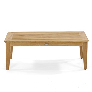 Mesa de Centro Rectangular de Madera de Teca, Diseño Moderno Minimalista, Mueble para el Hogar Estable - Product Image 2