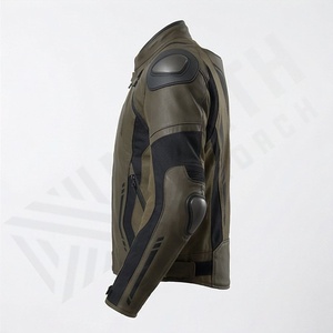 Veste de moto en cuir véritable pour homme de qualité supérieure, nouvelle arrivée, vestes de moto d'hiver, protections amovibles, personnalisables - Product Image 3