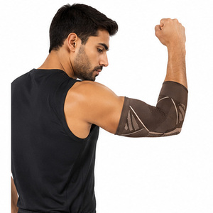 Manchons de protection flexibles OEM ODM pour hommes, respirants, pour le soutien et la protection des coudes lors de l'entraînement sportif, de la remise en forme et de la gym - Product Image 2
