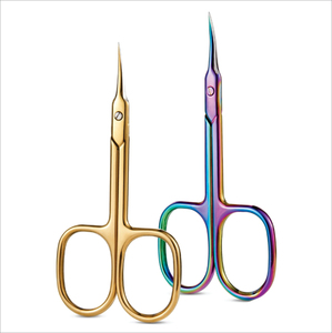 Tijeras Profesionales para Uñas Curvas de Alta Calidad y Durabilidad, de Acero Inoxidable, para Diestros, con Punta Afilada, Rectas, para Manicura y Recorte de Cutículas - Product Image 2