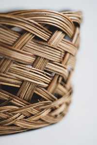 Vintage Woven Plant <b>Basket</b> <b>Small</b> Bamboo Planter Farmhouse Decor Natural Rattan <b>Storage</b> Flower Pot Wholesale Supplier Manufacture - Product Image 4