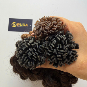 Extensiones de Cabello Humano Vietnamita Virgen de Primera Calidad con Punta Plana y Queratina, Color Personalizado - Product Image 2