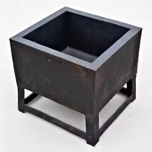 Brasero Redondo Profundo de Hierro Fundido Negro con Soporte Alto, Resistente, para Jardín, Patio, Chimenea de Leña para Exteriores - Product Image 2