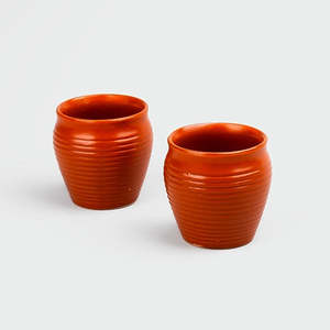 ชุดกาน้ำชาเซรามิกสไตล์วินเทจทำมือ 4 ใบ สำหรับกาแฟและชา - Product Image 2