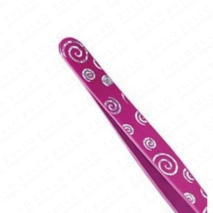 Custom Logo Stainless Steel Slant Eyebrow Tweezers Professional Color Coated Precision Grooming <b>Tool</b> for Brow Care - Product Image 5