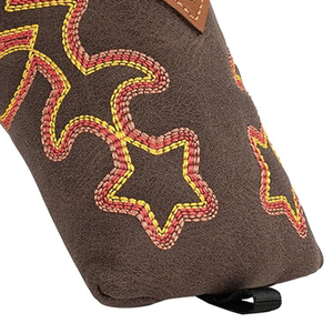 Wholesale Custom Embroidery Logo <b>Golf</b> Head Cover In Low MOQ Good Quality Custom Design PU Leather <b>Golf</b> Clubs Covers - Product Image 3