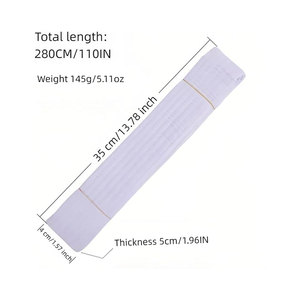 Ceintures de karaté unisexes réglables pour hommes et femmes, ceinture de karaté avec OEM 2026, nouvelle vente en gros, ceintures de karaté personnalisées 100% coton - Product Image 2