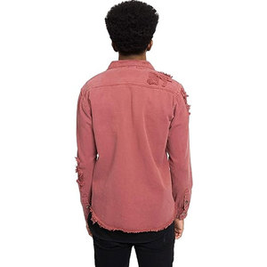 Vestes en jean pour hommes les plus vendues, logo personnalisé sur le devant, respirantes, style streetwear, service OEM pour l'hiver - Product Image 4