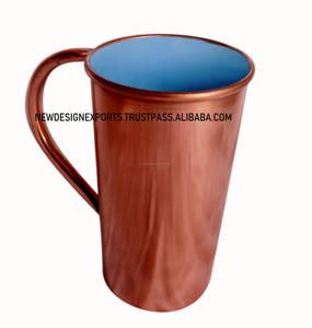 Tasses en cuivre écologiques de luxe modernes avec couvercle en métal jetable fêtes de mariage colorées accessoires pour boire Noël Halloween - Product Image 1