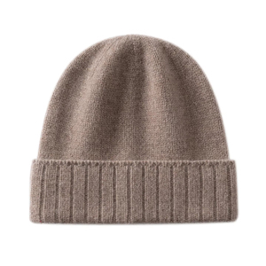 Unisex <b>Beanie</b> <b>Hat</b> Solid Color Knit Winter Cap Casual Wear for Adults 56-58CM Head Circumference <b>Wool</b> Material - Product Image 1