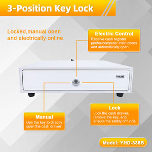Cajón de Dinero Automático de Alta Calidad con Certificación CE, FCC y RoHS, con Cable de Apertura Automática RJ11, Compatible con Impresoras Térmicas - Product Image 2