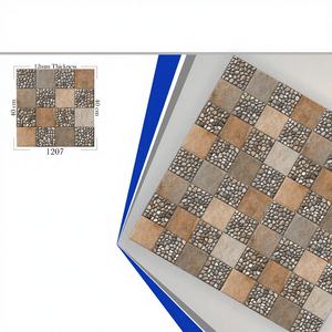 400x400mm Heavy Duty Outdoor Kajaria Company Cerámica Car Parking Digital Porcelain Floor Tejas Precio al por mayor - Product Image 1