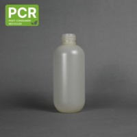 Bouteille vide en plastique PP Boston 275 ml 100 % PCR écologique avec pompe pulvérisatrice pour shampoing, lotion, soins de la peau, masque facial, sérum, impression sérigraphique