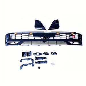 Ensemble de calandre avant ABS style GR Sport avec feux LED - Compatible Toyota Hilux Travo Rocco 2025-2026 - Product Image 1