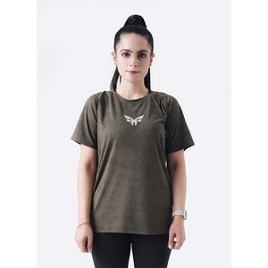 Camiseta Extra Grande de Algodón Premium para Mujer, Camiseta Informal Ligera de Secado Rápido, Camiseta con Estampado Gráfico Atrevido de Estilo Urbano para Mujer - Product Image 1