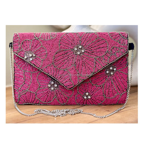 Sac de messager bohème pour femmes de l'Inde plage nouveauté perlée soirée Shopping pochette sacs à bandoulière afghans - Product Image 6