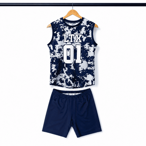 Uniformes de football personnalisés 7 sur 7, logo personnalisé, maillot sans manches de compression pour jeunes, uniformes de flag football sublimés - Product Image 1
