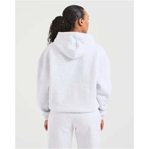 Conjunto de Pantalones Deportivos y Sudaderas con Capucha de Algodón con Logotipo Personalizado para Mujer, Servicio OEM de Talla Grande - Product Image 6