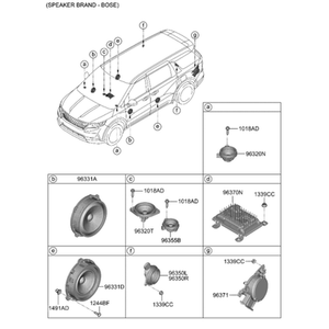 Carnival Nouveaux interrupteurs et commandes 96380R0300 - Product Image 2