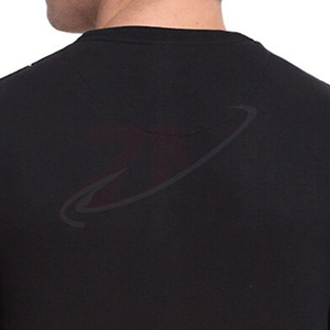 Suéter de Punto Negro para Hombre, Cuello Redondo, Diseño a Rayas, Corte Regular, Casual, Otoño, Diseños Personalizados, Gran Venta - Product Image 4