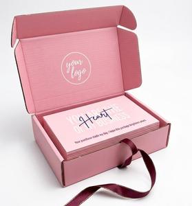 Reliable Supplier Mailing & Gift <b>Wrapping</b> Photo Frame Mailer Boxes With Lids Small <b>Black</b>/ Pink/ Mixed Corrugated Cardboard - Product Image 2
