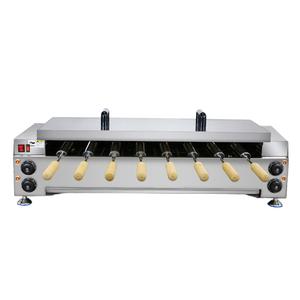 Multi-stick <strong>Chimney</strong> Cake Baking Equipment, Adjustable Heat Trdelnik Oven for <strong>Bakery</strong> and Caf&eacute; Use - Product Image 1